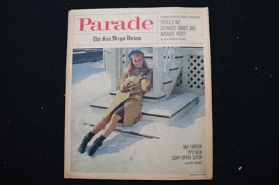 1965 JANUARY 3 PARADE MAGAZINE - MIA FARROW COVER - E 25632