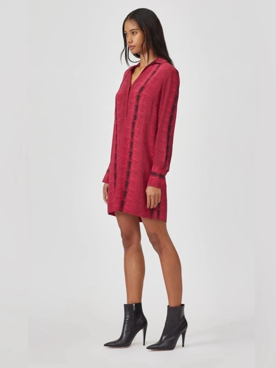 equipment shirt dress Chic Fall Outfit Idea: silk shirt dress Sarah Christine