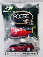 Full Throttle Foose 70 Ford Mustang 35 Black And Red Diecast Car