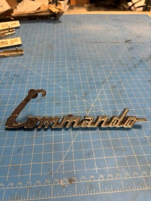 JEEPSTER COMMANDO EMBLEM BADGE 1966-1971 C