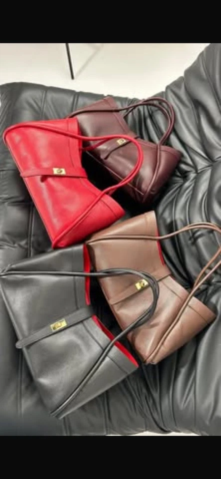 Sac cabas tote bag cuir vachette femme Le Monarca neuf - Photo 4/4