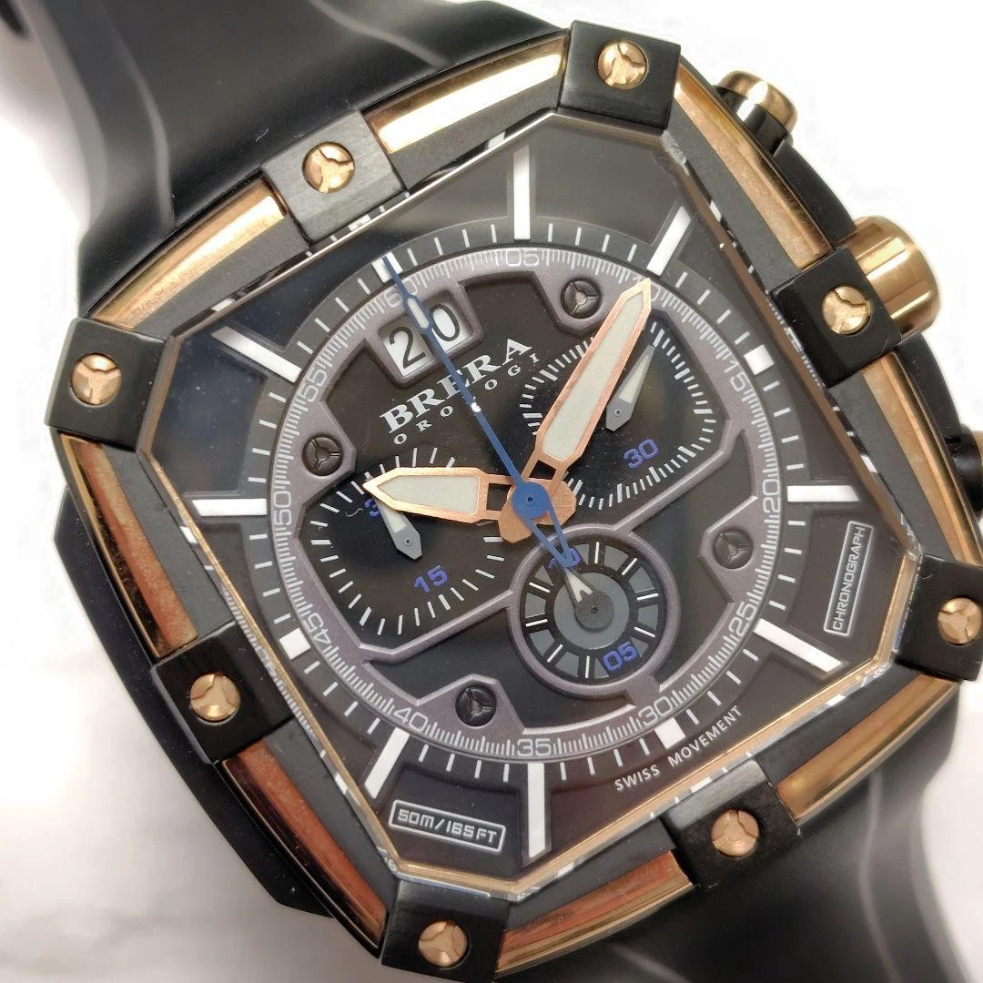 BRERA OROLOGI Men Square Wristwatches for sale | eBay