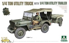 Takom 1026 US 1/4-ton 4x4 Truck + 1/4-ton Uti...