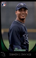Desmond Jennings 2011 Bowman #203 Rays MLB READ FREE SHIPPING AutographDen