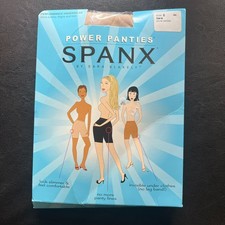 Spanx Power Panties Bare Shaper Performance Underwear Size E Nude A41687 NEW