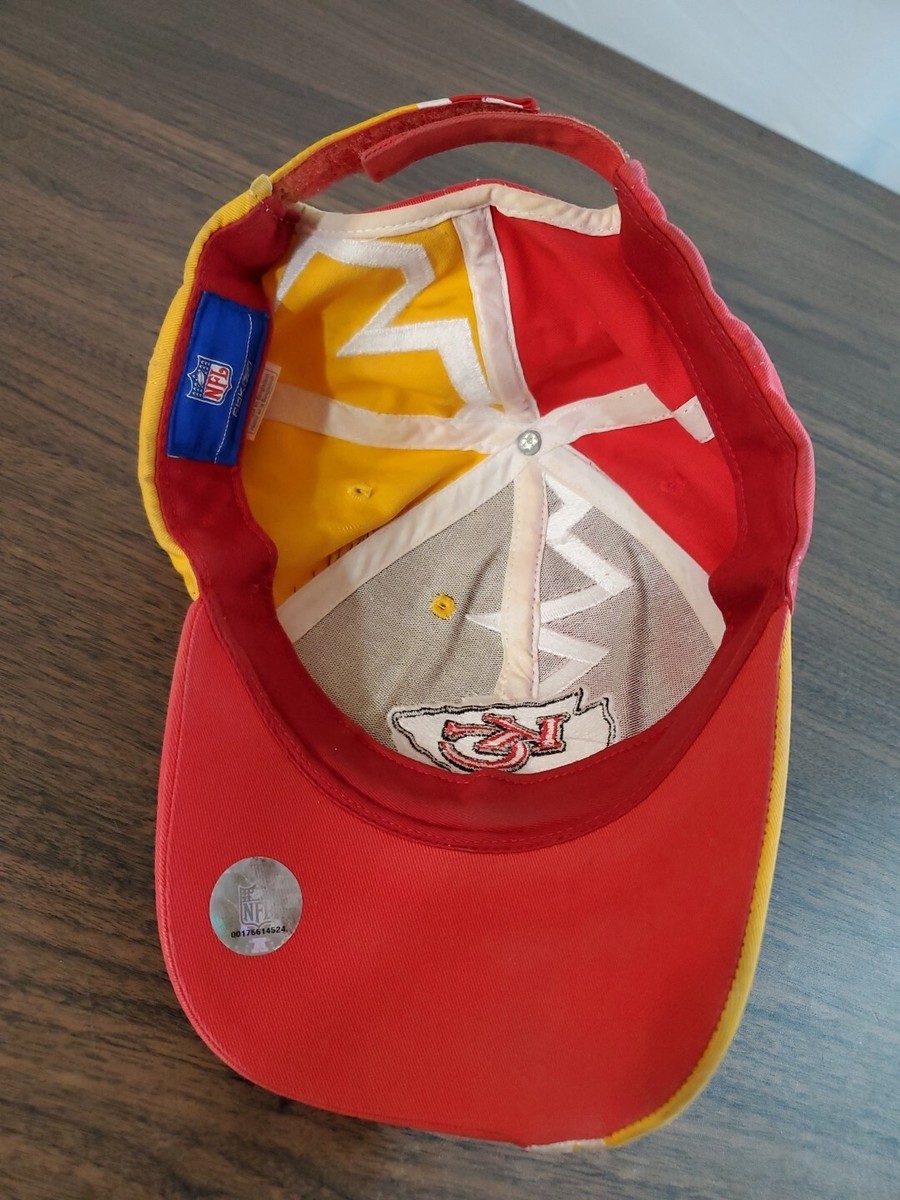 Kansas City Chief's Sharktooth Adjustable Reebok NFL Football Hat View 6