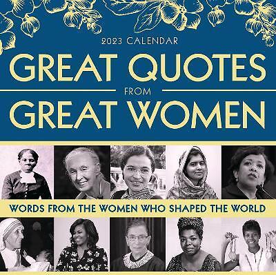 2023 Great Quotes From Great Women Boxed Calendar: 365 Days of Inspiration  fr... | eBay