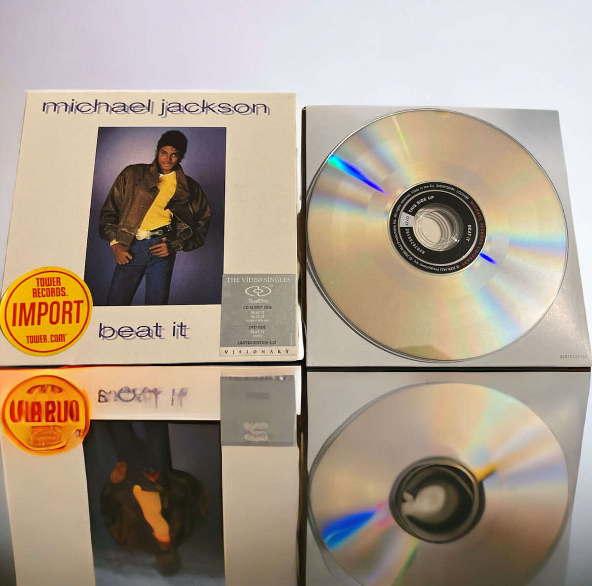 Michael Jackson Beat It Dual Layer CD DVD single VISIONARY Michael Jackson Beat It Dual Layer CD DVD single VISIONARY