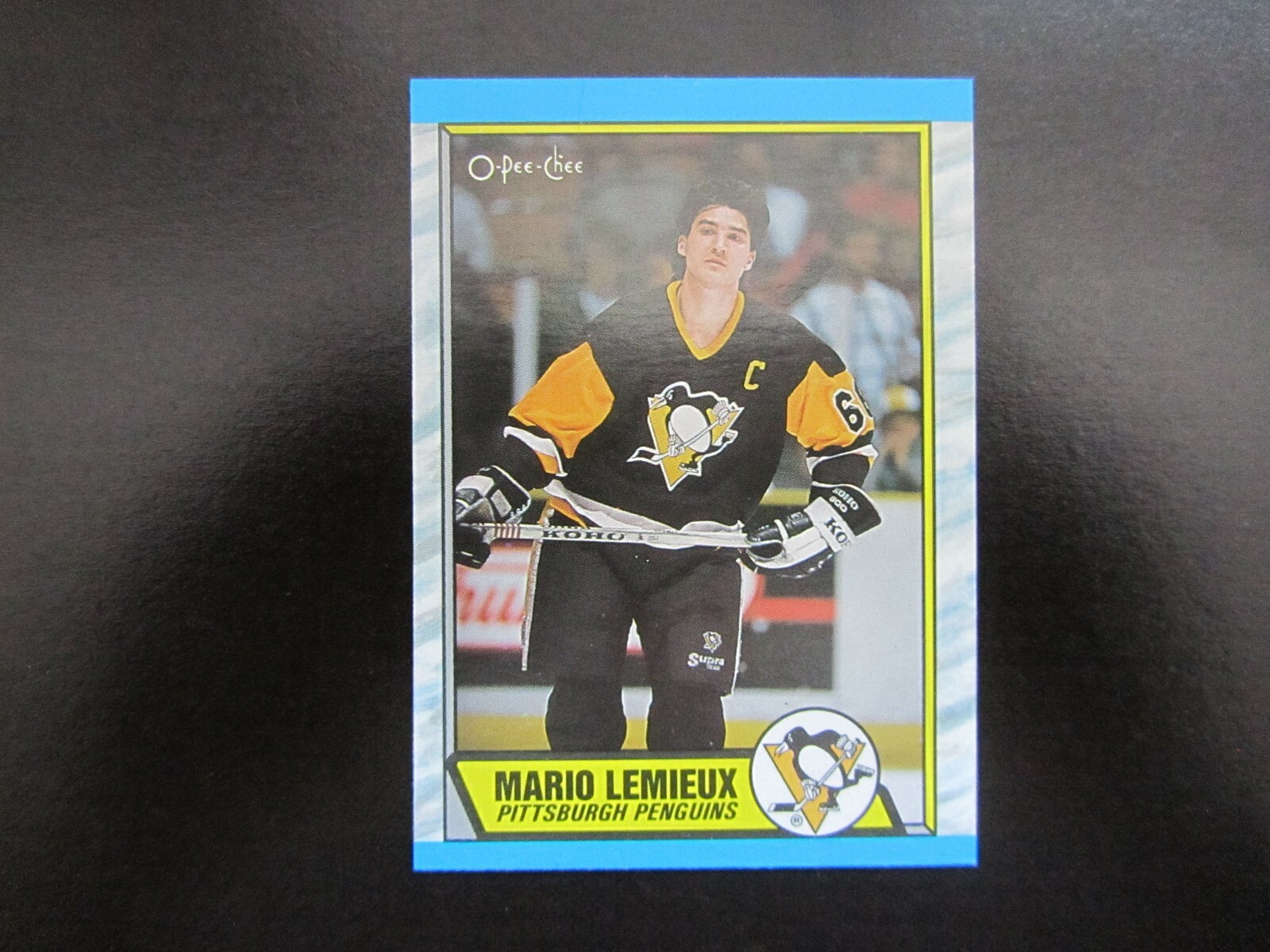 1989-90 O-Pee-Chee OPC Hockey #1 Mario Lemieux Pittsburgh Penguins