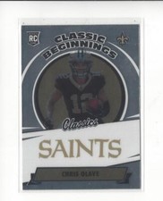 2022 Classics Classic Beginnings #11 Chris Olave RC Rookie Saints