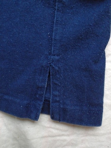 Vintage 90s Polo Ralph Lauren Large Rugby Shirt Navy Elbow Shoulder Patches - Picture 7 of 10