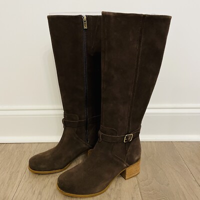 Koolaburra By UGG Womens Madeley Tall 1105860 Brown Buckle Suede