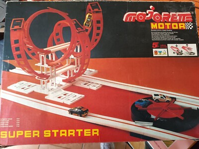 Lot De 2 Boîtes Majorette Vintage Des Années 80 – Circuits Motorisés Super Starter & Starter