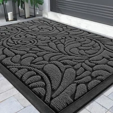 Yimobra Sturdy Door Mat, Heavy Duty Front Welcome Mats for Home Entrance New.