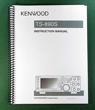 Kenwood TS-890S Instruction Manual: 196 Pages Full Color  Protective Covers 
