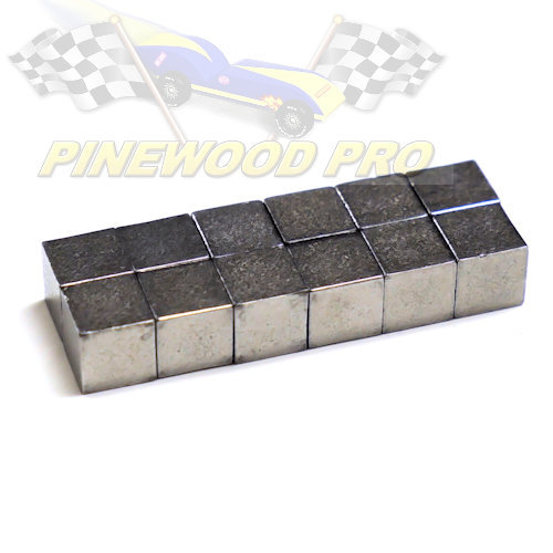 1/4" Tungsten Cube weights for pinewood derby cars from Pinewood Pro eBay