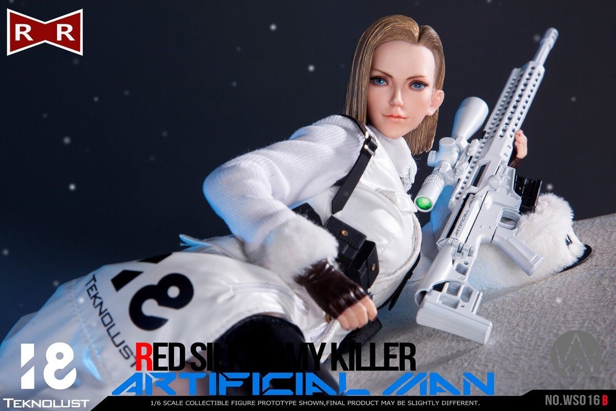 War Story WS016B 1/6 Scale Red Silk Army Killer Android 18 War Story WS016B 1/6 Scale Red Silk Army Killer Android 18