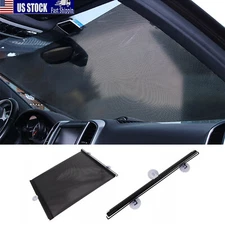 Car Front Retractable Windshield Sun Shade Visor Window SUV Folding Block Cover