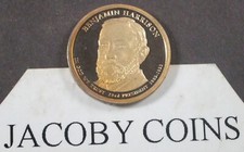 2012 S Benjamin Harrison Presidential Proof Dollar- Roll of 25 Coins