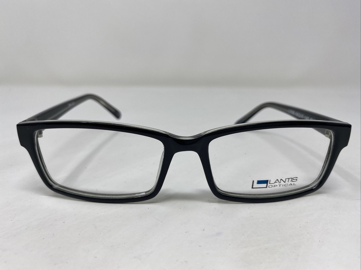 Lantis Optical L7006 BLK 55-17-140 Black Plastic Full Rim