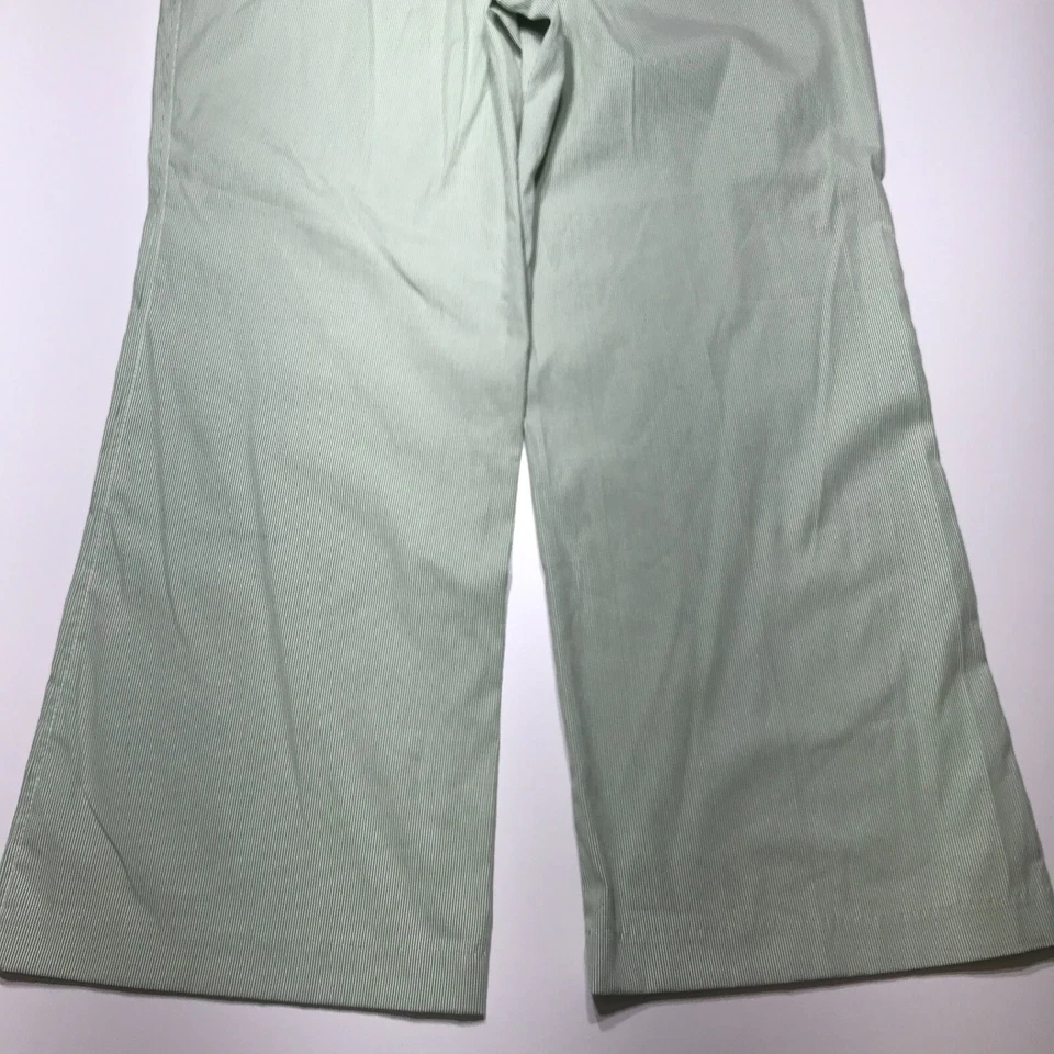 Pantalones George ME Mujer Talla 26P Verde Rayas Bedford Cordón Bota Pierna Elastizados Nuevos con Etiquetas Foto 4 de 4