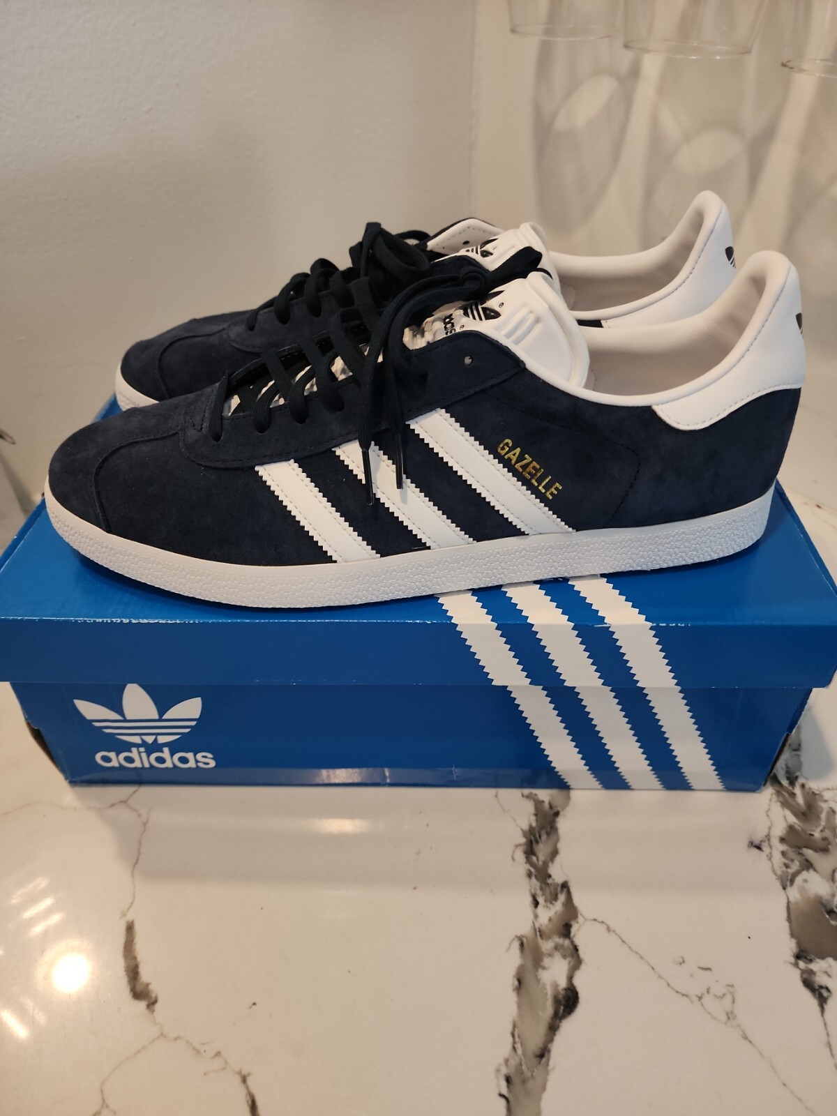 Size 12 Adidas Gazelle Navy For Sale Online Ebay
