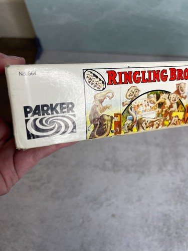 Vintage parker Brothers Ringing Bros Circus jigsaw puzzle elephants 500 pc - Picture 6 of 7