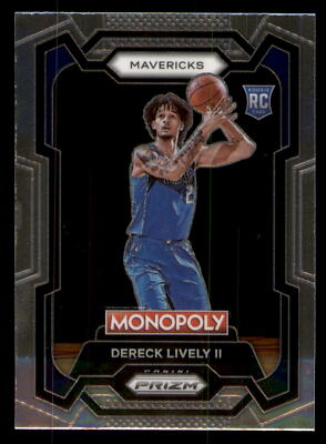 Dereck Lively II 2023-24 Panini Prizm Monopoly #24 RC Dallas Mavericks