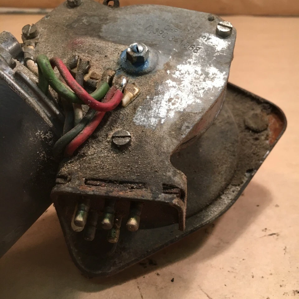 OEM Mercedes Porsche Windshield Wiper Motor Bosch 0390 341 968 DHP 12v Original Foto 3 de 4