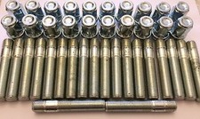 20 x M14X1.5 ALLOY WHEEL STUDS BOLTS 80mm LONG + CLOSED NUT AUDI 5X100 M14X15571