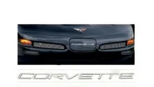 Front Bumper Chrome ABS Insert Letters Fit Chevrolet  Corvette C5 1997- 2004