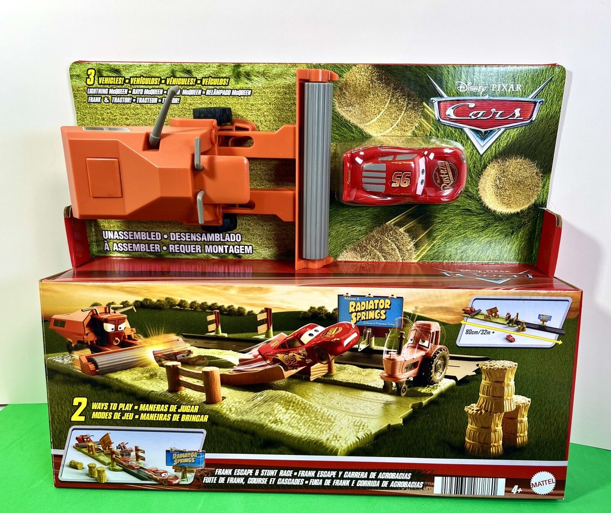 2023 Mattel - Disney • Pixar Cars - Frank Escape & Stunt Race