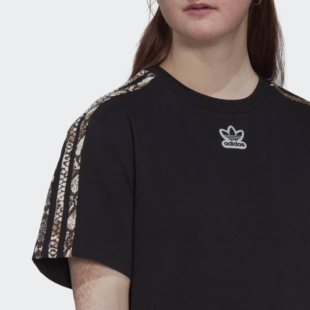 Adidas Originals Women's Snake Tee, Black | eBay