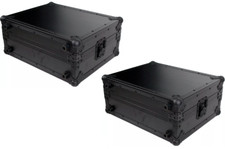 2x ProX T-TTBL Flight Case for Turntable - Universal W-Foam Kit Black on Black