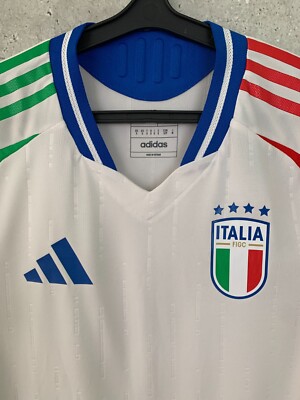 ITALY 2024 2025 AUTHENTIC AWAY FOOTBALL SHIRT ADIDAS NATIONAL TEAM