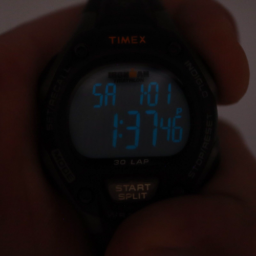 Timex Ironman Triathlon Watch Unisex 34mm Digital Black Indiglo w New Battery - Picture 7 of 15