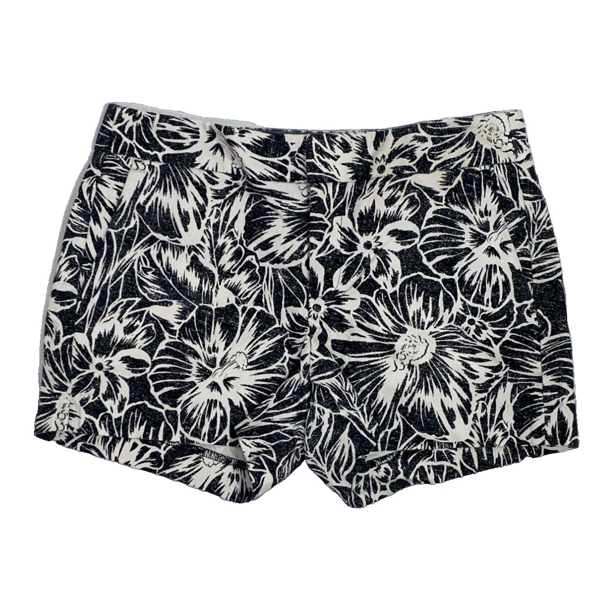 Pantalones cortos Floral Negro Banana Republic para Mujeres
