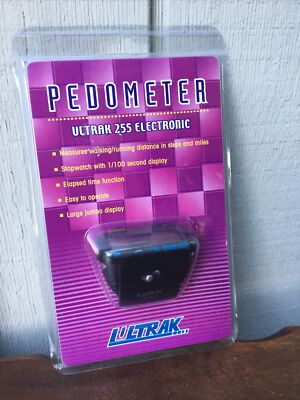 Ultrak 240 - Electronic Step Counter Pedometer - Black (BRAND NEW)