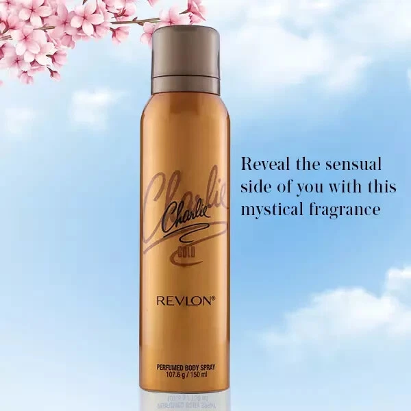 Spray corporal perfumado Revlon Charlie Gold (150 ml) (paquete de 2) Foto 2 de 3