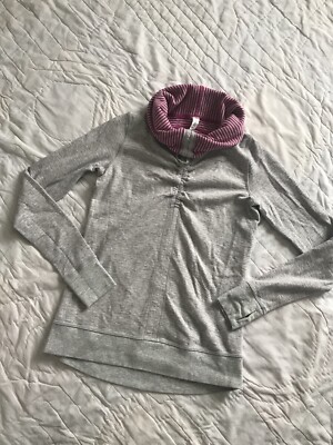 reversible cinched sweater