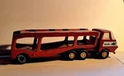 Vintage Tonka 9" Truck & Car Hauler 55230 55010 Truck and Trailer Metal Toy Set