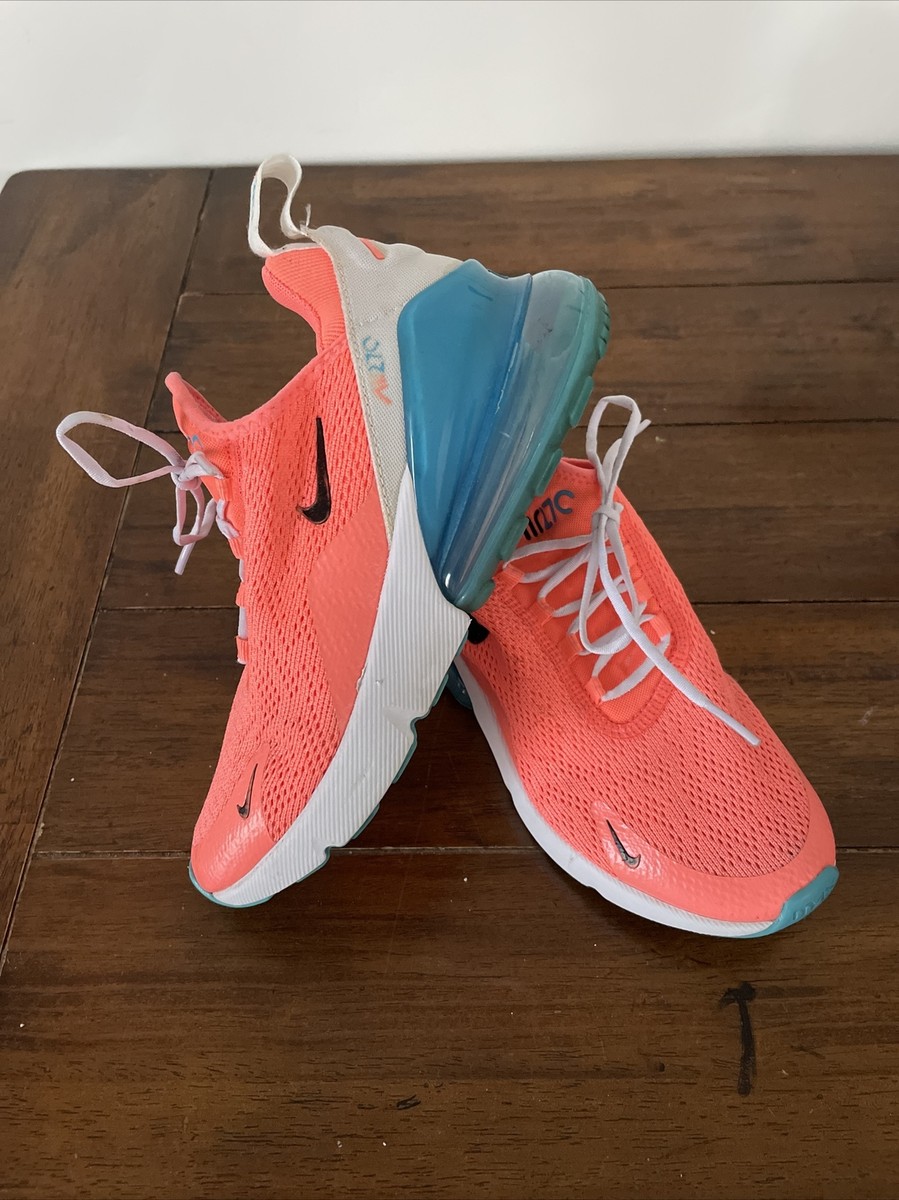 Nike Air Max 270 Lava Glow Pink CI5856-600 6Y Women's