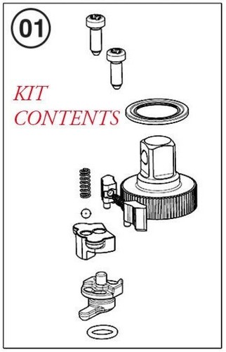 Snap On 1/4" Dual 80 72 Tooth Ratchet Rebuild kit T72 GT72 TL72 TF72 THL72 - Picture 3 of 3