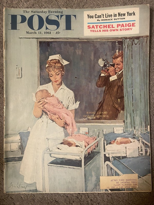 Saturday Evening Post March 11 1961: Iceland | New York Living | Satchel Paige