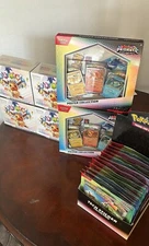 3 PRISMATIC ETBS 1 POSTER COLLECTION 10 STICKER COLLECTIONS PRISMATIC EVOLUTIONS