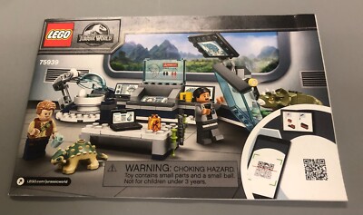 LEGO Jurassic World 75939 Instructions Manual Only NOT SET