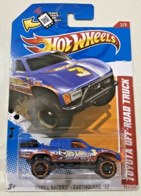 2012 Hot Wheels  Thrill Racers Earthquake Toyota Off-Road Truck VHTF