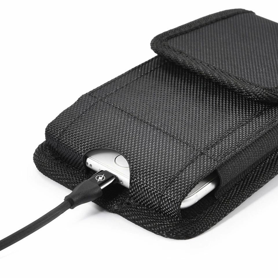 For Verizon/ATT Samsung Galaxy XCover Pro SM-G715 Case Belt Pouch Holster w Clip - Image 4 of 4