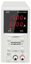 0-18V DC, 0-3A Variable DC Power Supply with LCD Displays, Coarse & Fine Adjust