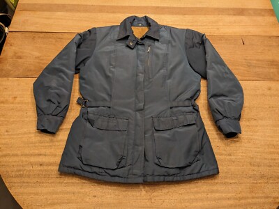  Vintage Blue Sierra Designs Belted Mountain Parka Zip And Button Size Med RARE